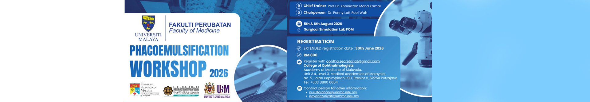 Phacoemulsification Workshop